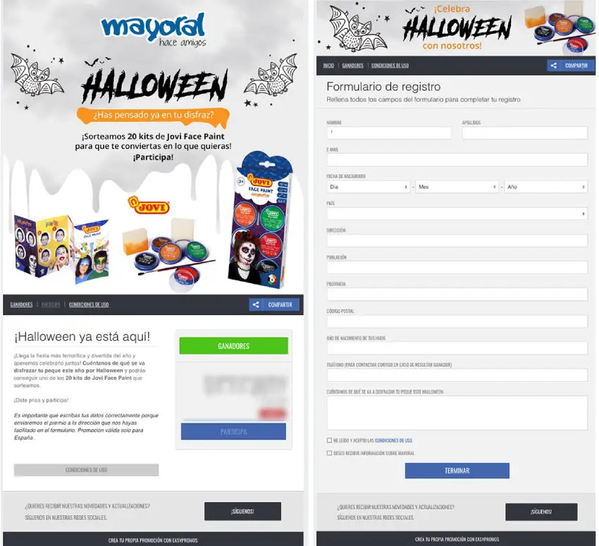 Sorteo halloween 2022